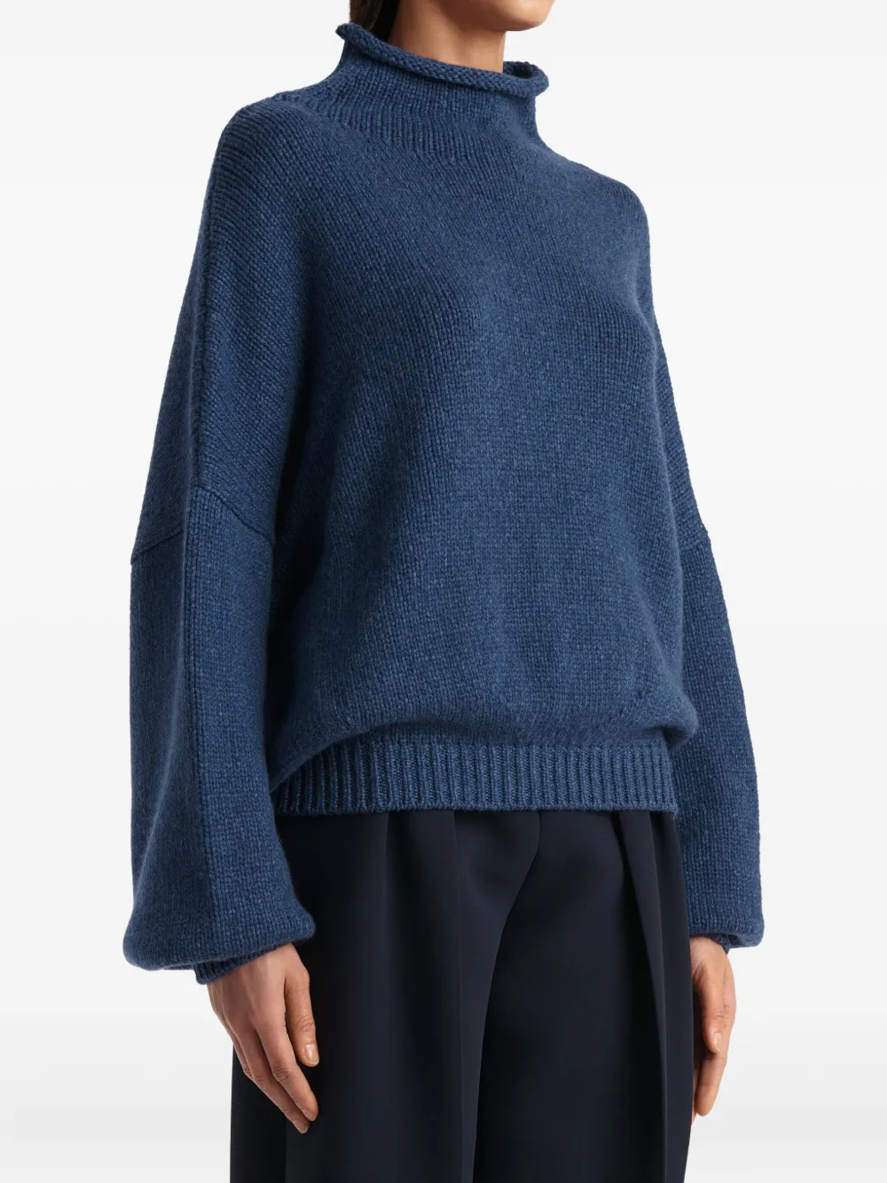 KHAITE Juniper kasjmier trui Blauw