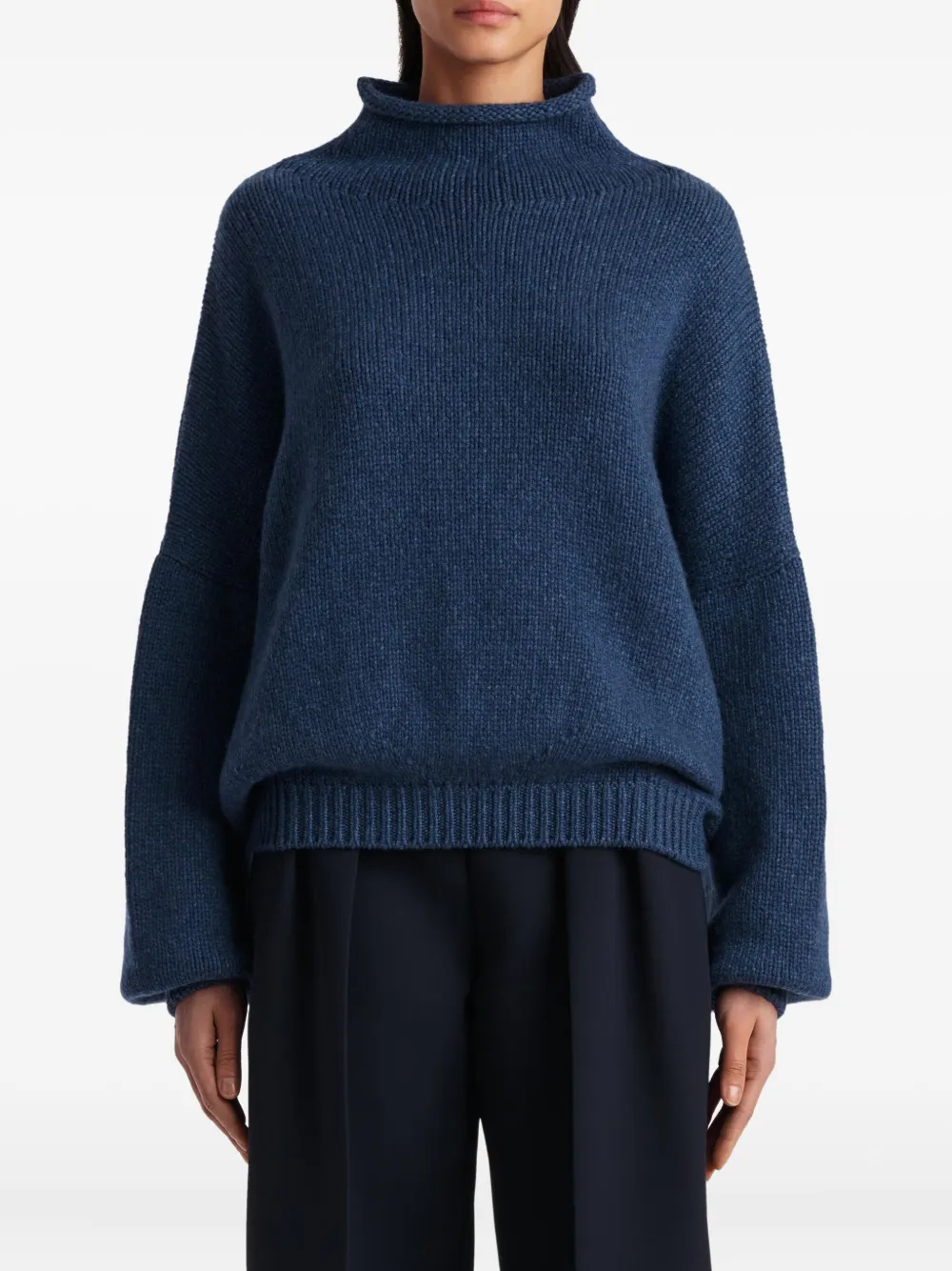 KHAITE Juniper kasjmier trui Blauw