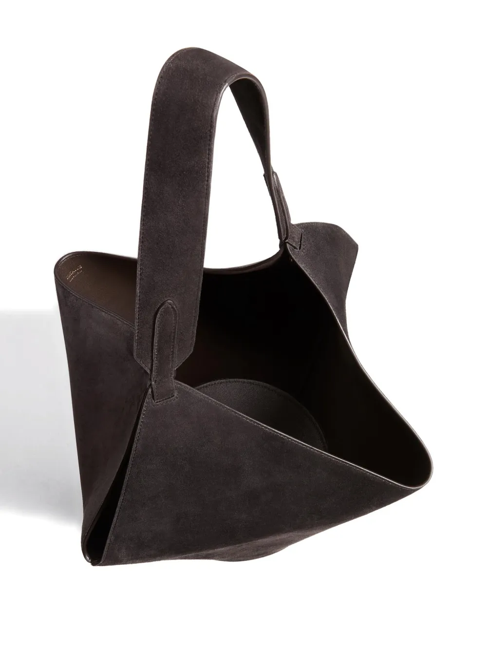 Khaite Chain-detail Leather Tote Bag In Brown