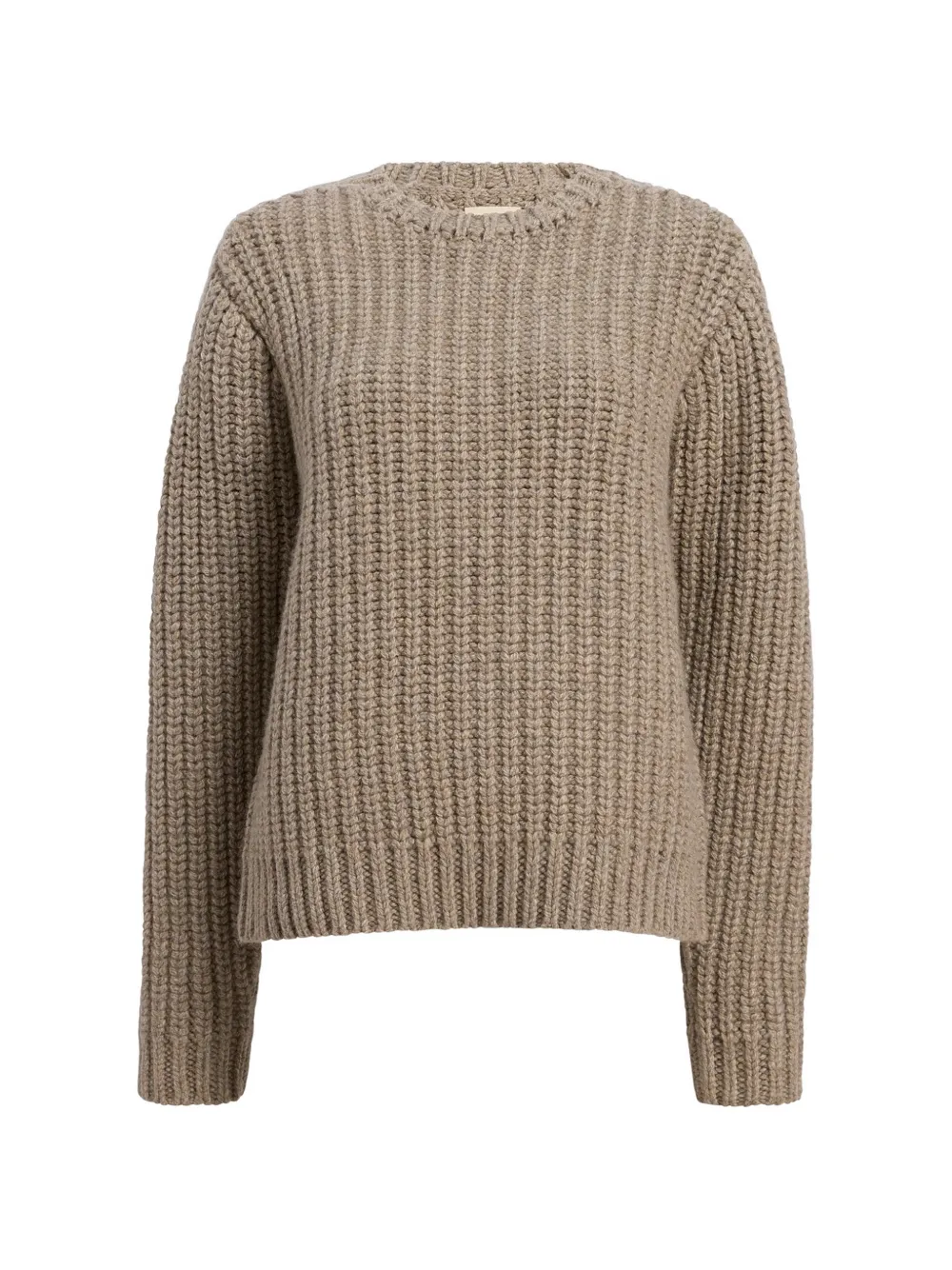 KHAITE Gerippter Natt Pullover - Braun