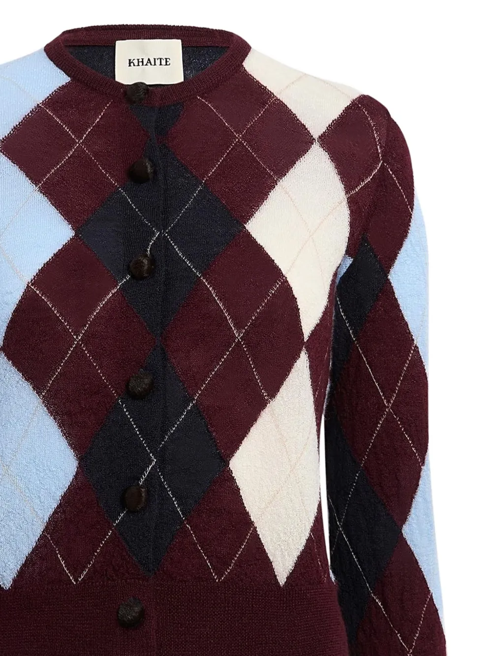 KHAITE Charli argyle-button cardigan | Cardigans | Image 2