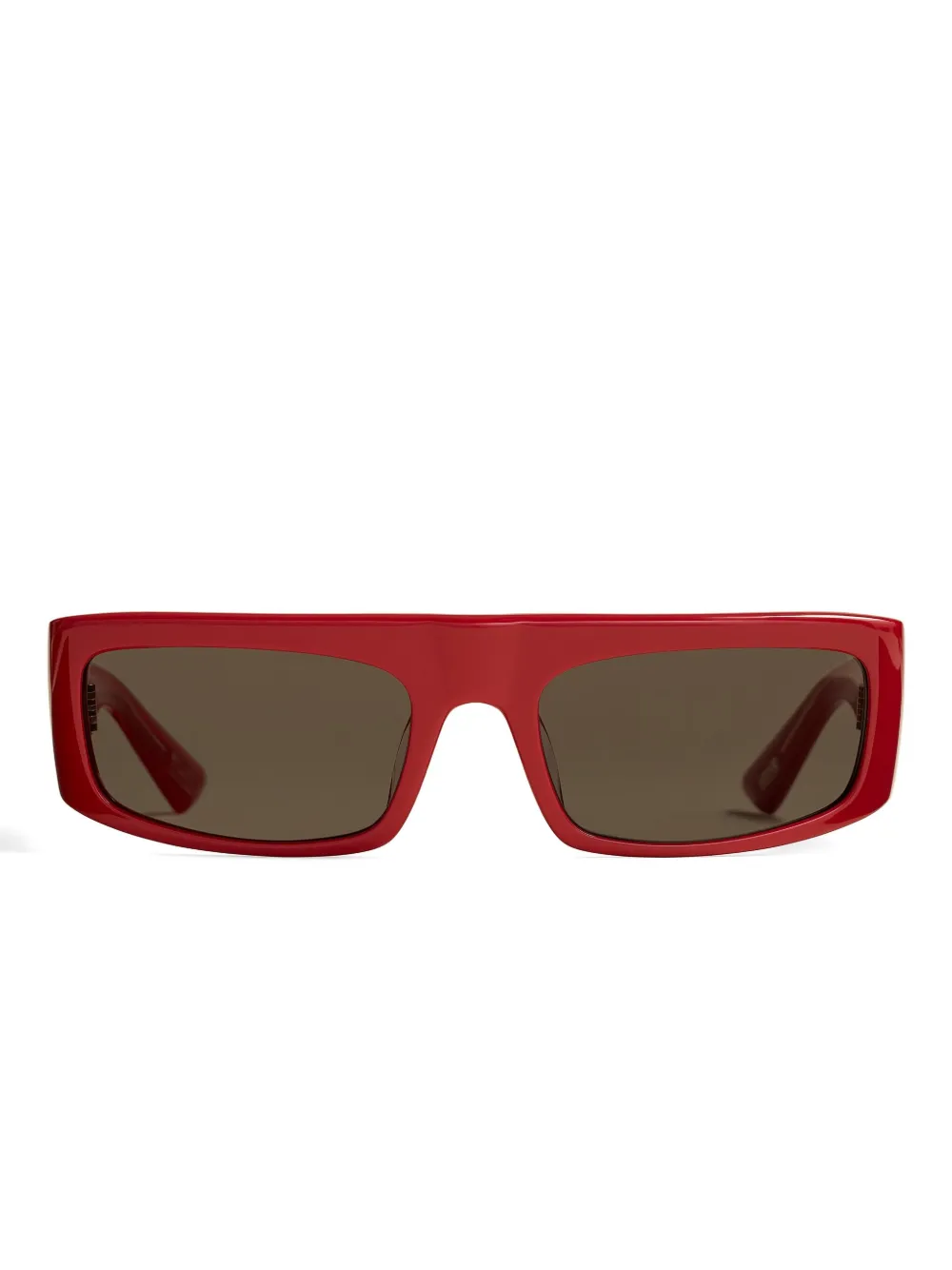 KHAITE x Oliver Peoples rectangle-frame sunglasses | Red | Image 1