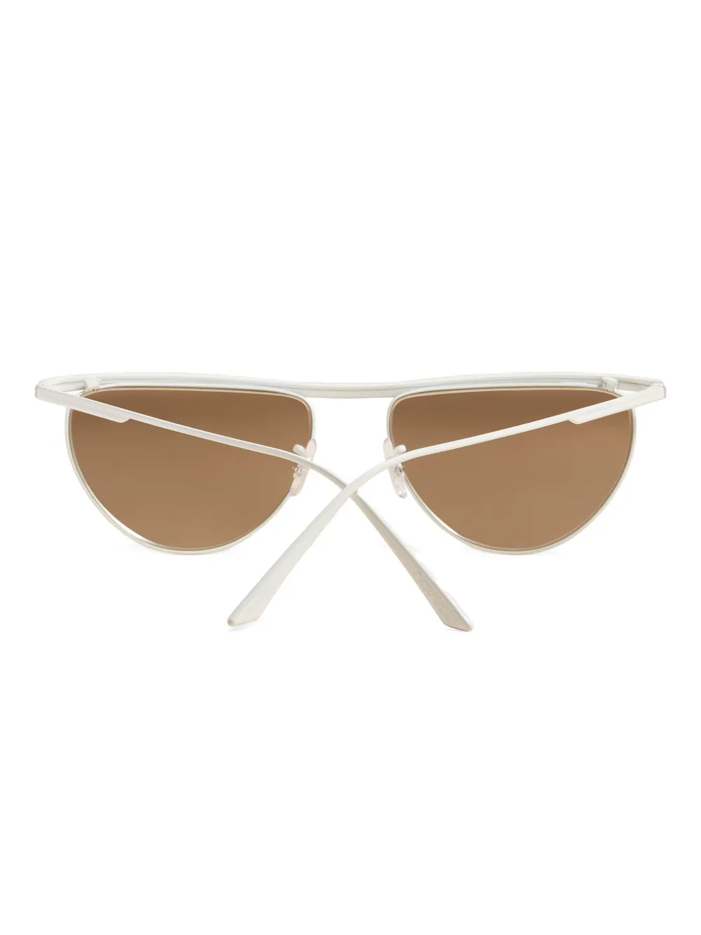 Khaite Browline Sunglasses In Neutral