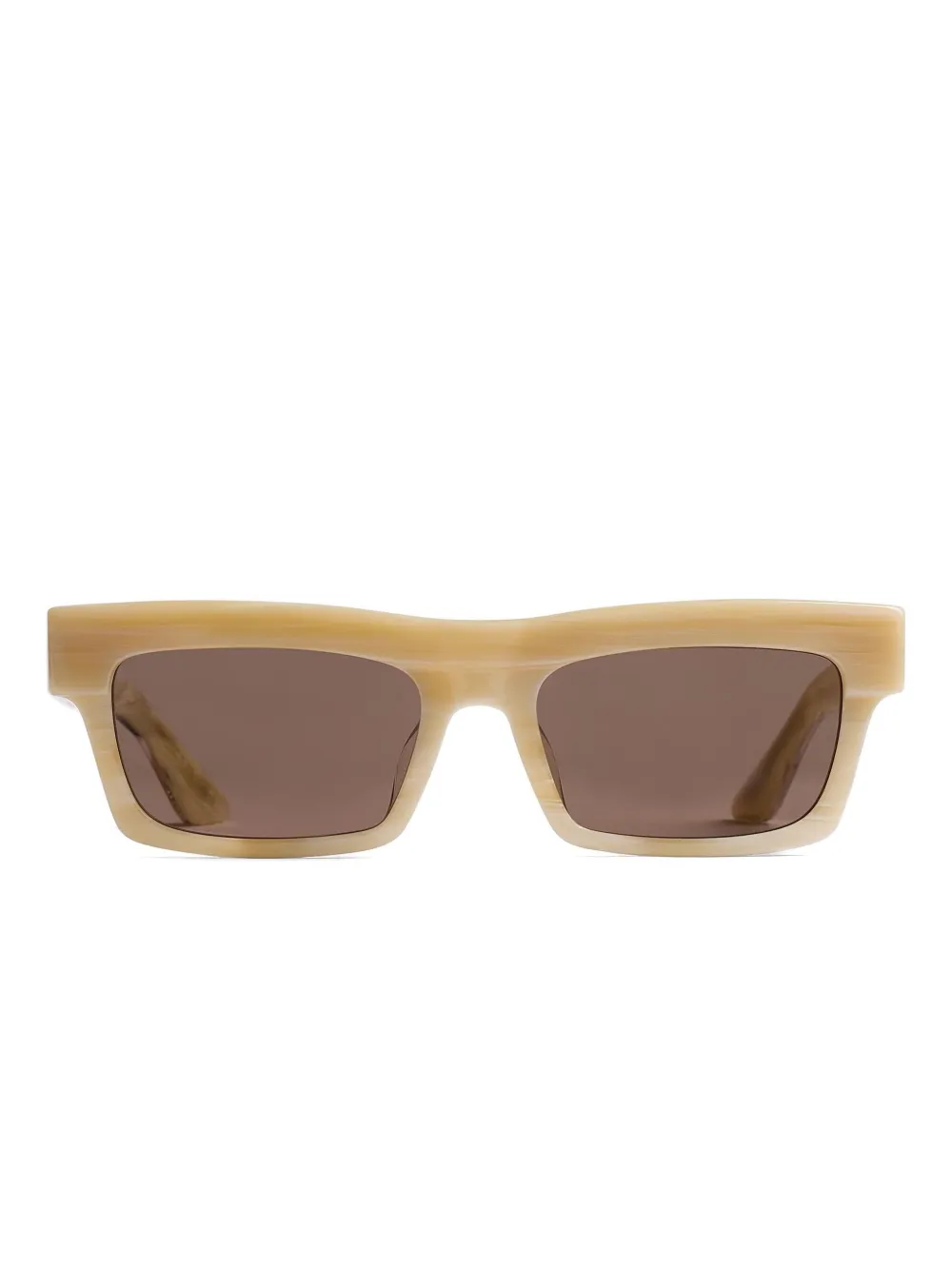 KHAITE x Oliver Peoples rectangle-frame sunglasses | Neutrals | Image 1