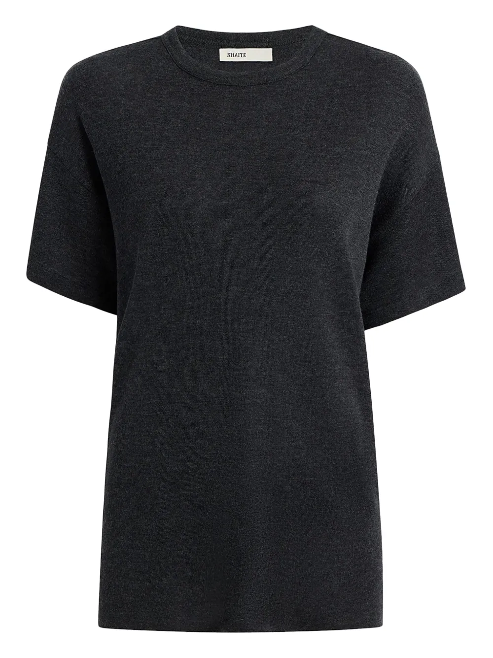 KHAITE short-sleeve top | Grey | Image 1