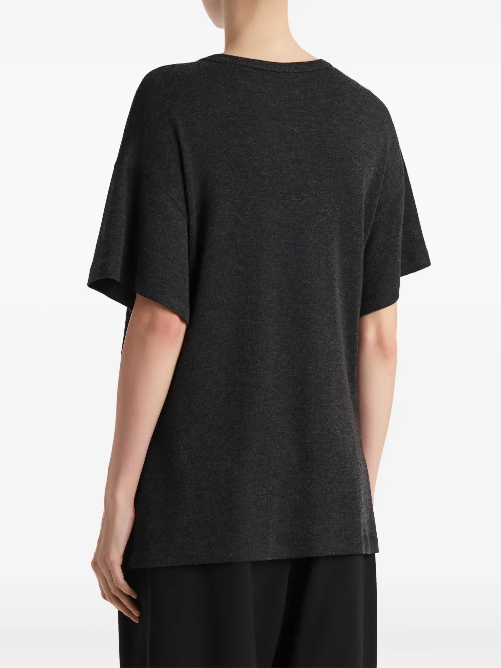 KHAITE Top met korte mouwen Grijs