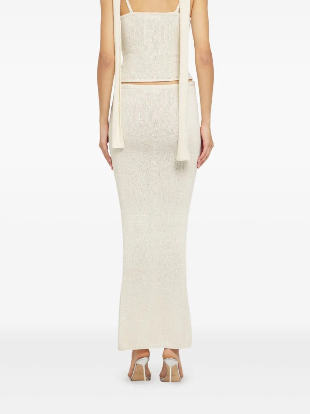  Asta Resort Carolina V-neck Top - Neutrals 