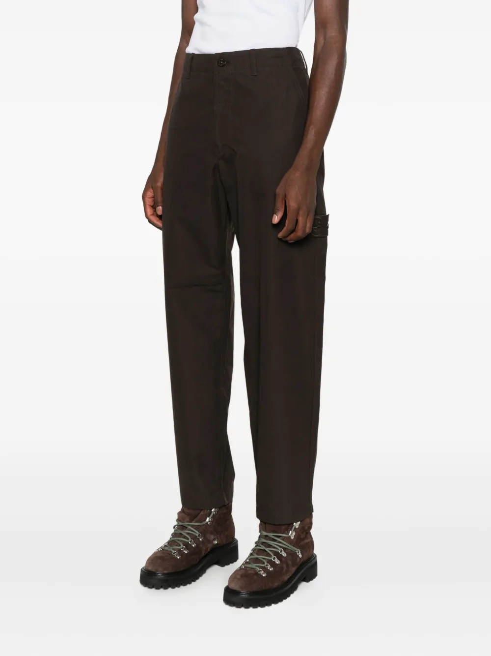 Stone Island Straight broek Bruin