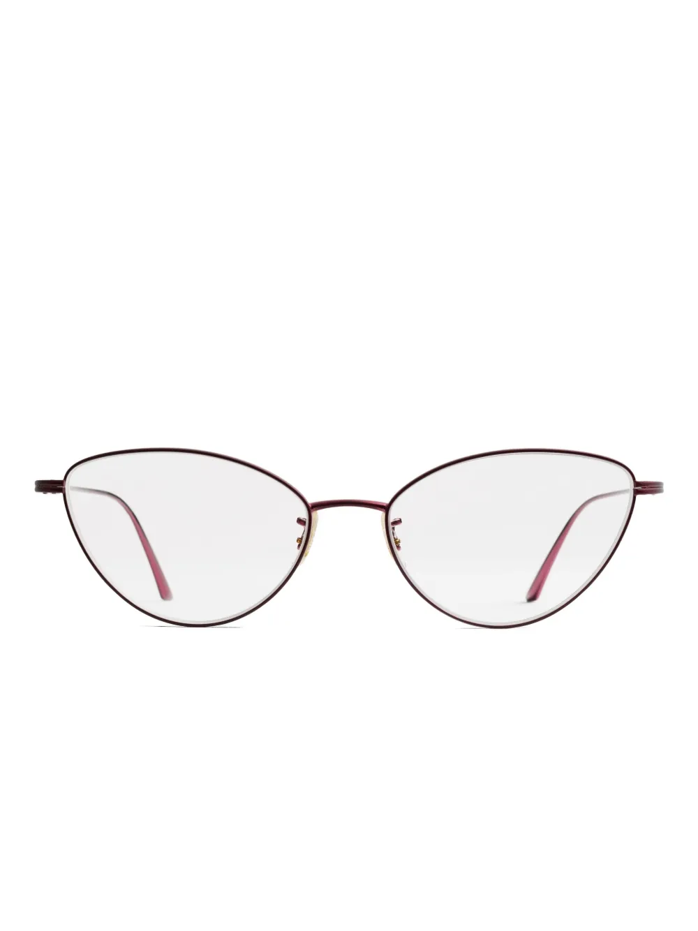 KHAITE x Oliver Peoples Occhiali cat-eye 1998RX - Rosso