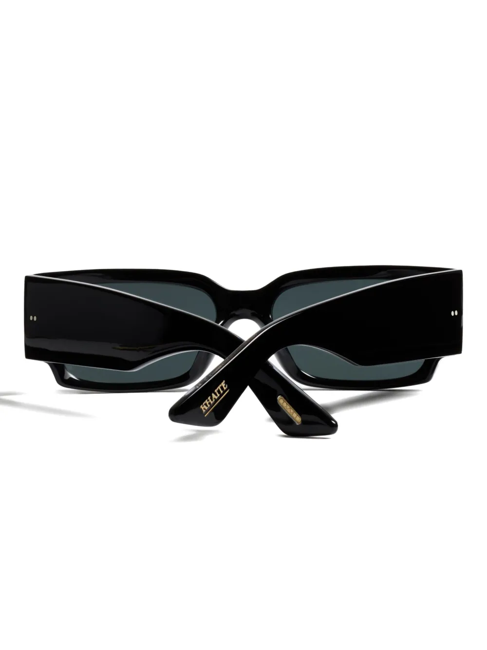 Khaite X Oliver Peoples 1995c Rectangle-frame Sunglasses In Black