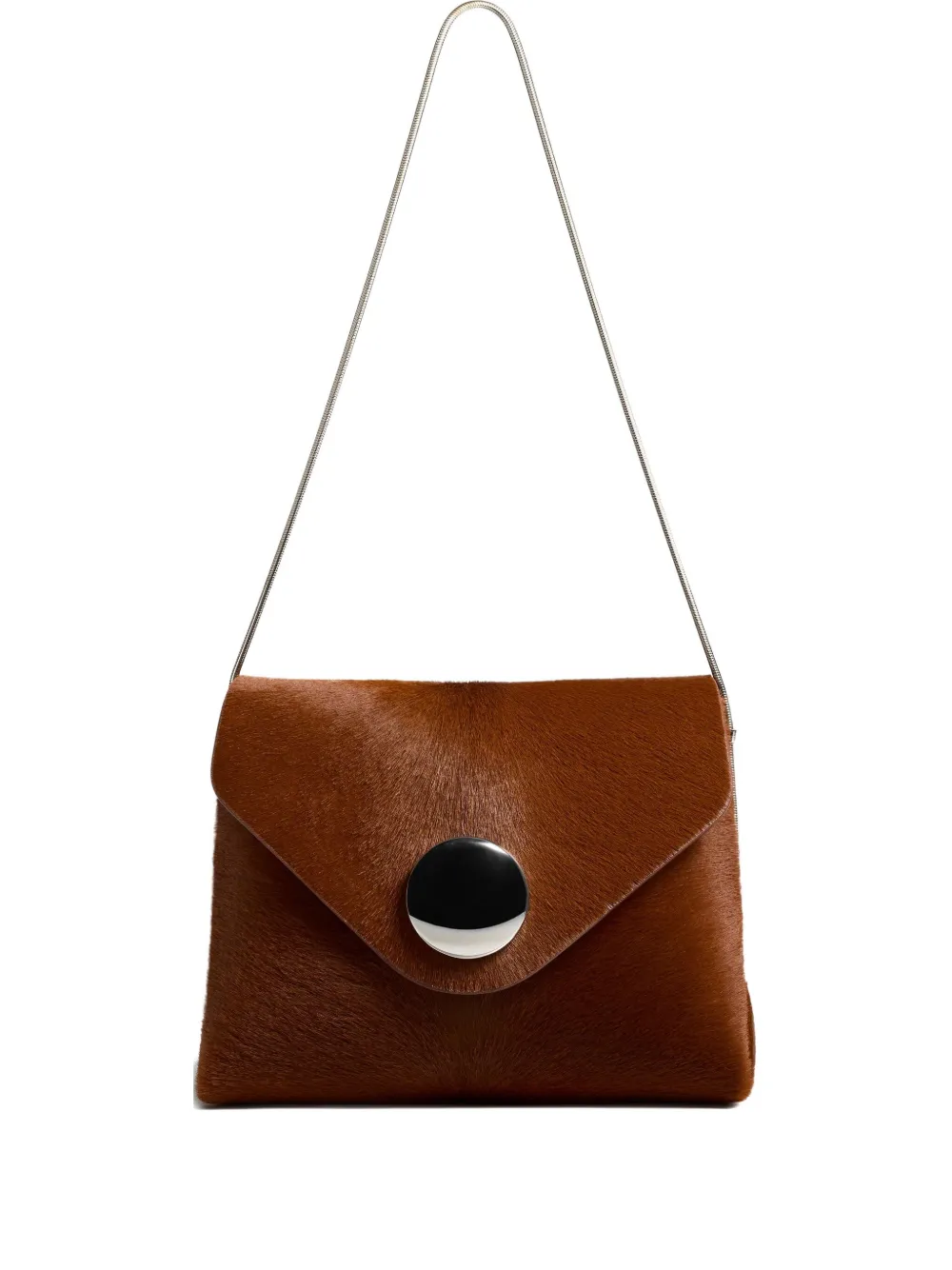 KHAITE Bobbi calf Hair appliqué shoulder bag | Brown | Image 1