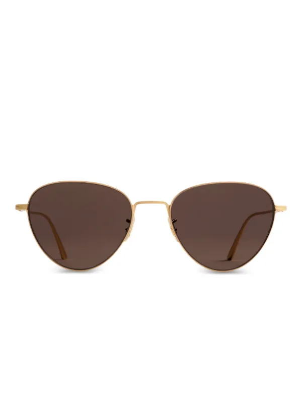Khaite X Oliver Peoples 1991C Sunglasses in Gold