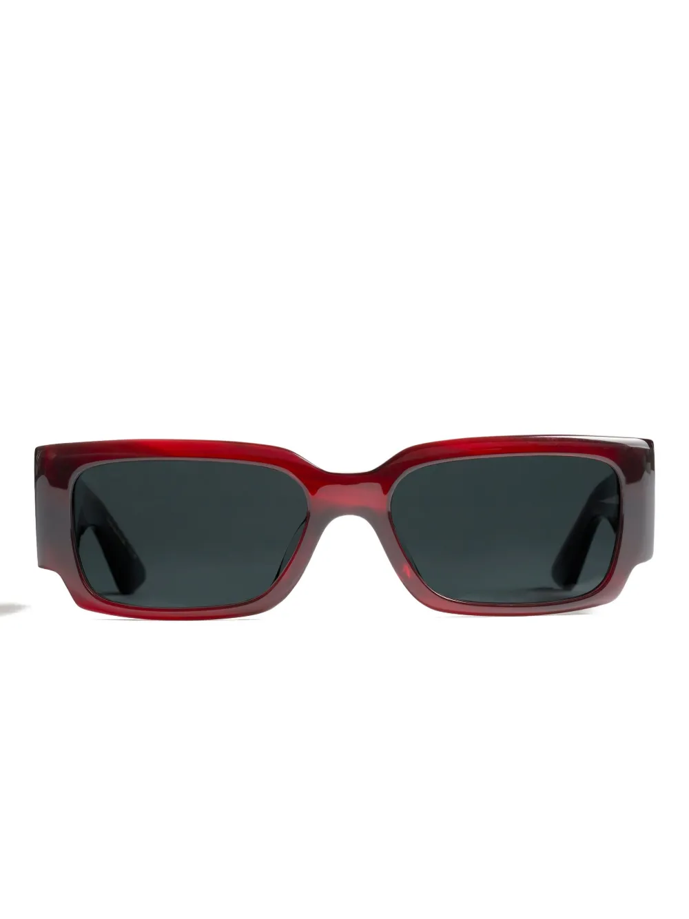 KHAITE x Oliver Peoples rectangle frame sunglasses | Red | Image 1