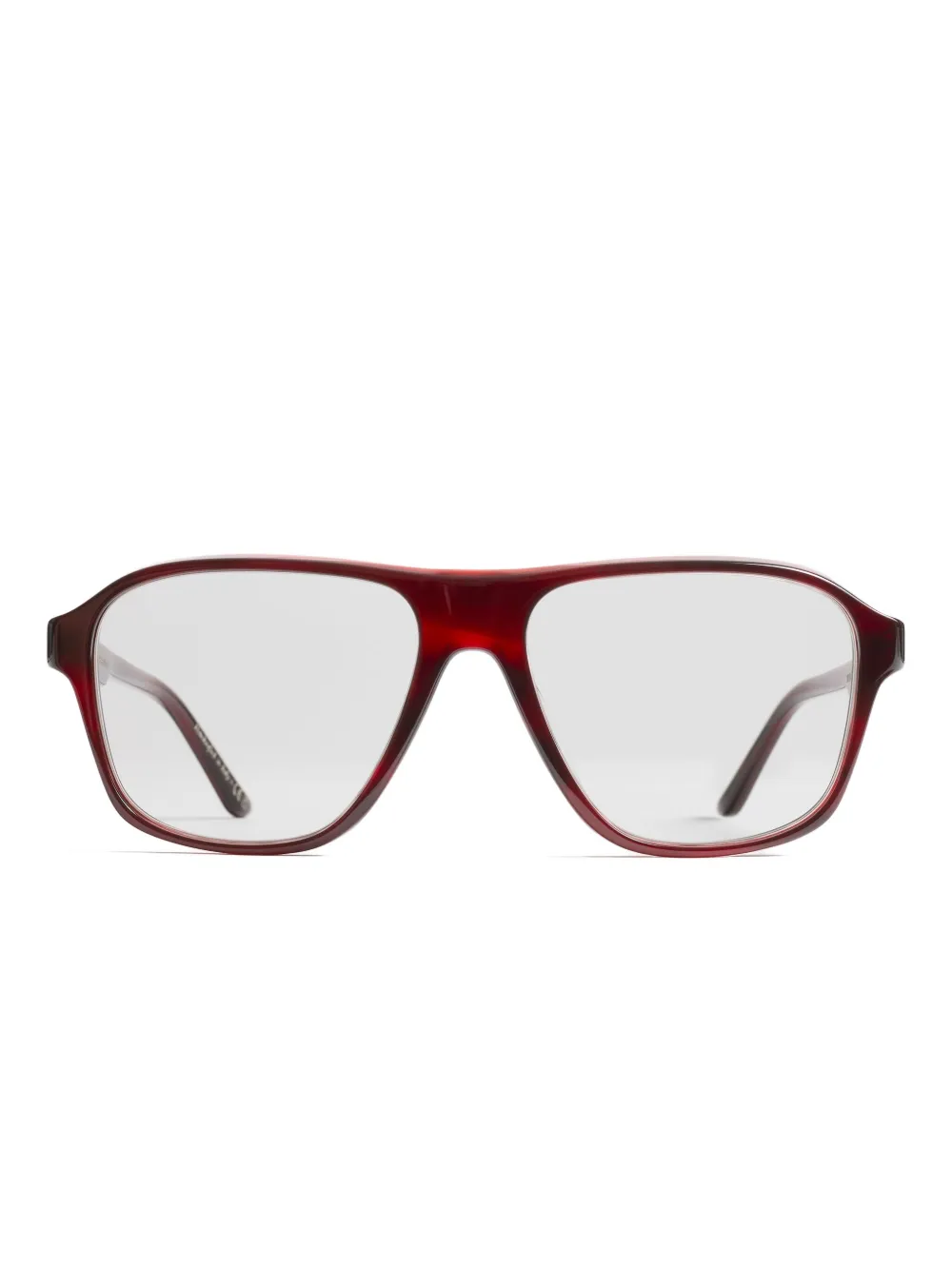KHAITE x Oliver Peoples x Oliver Peoples rectangle-frame glasses | Red | Image 1