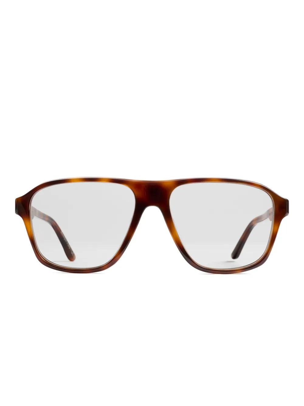 KHAITE x Oliver Peoples square frame glasses | Brown | Image 1