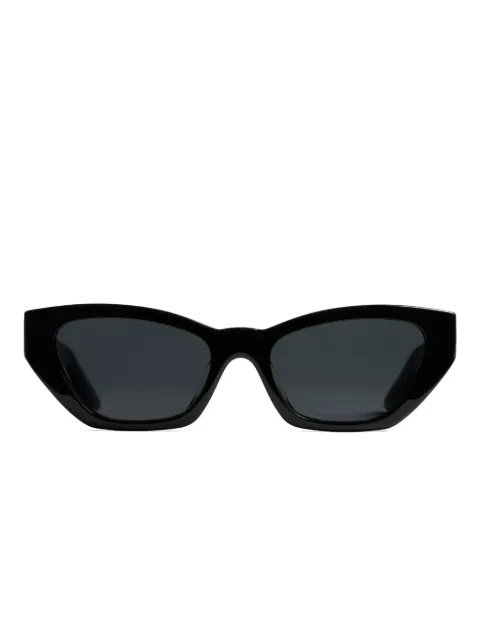 KHAITE stripe cat-eye sunglasses