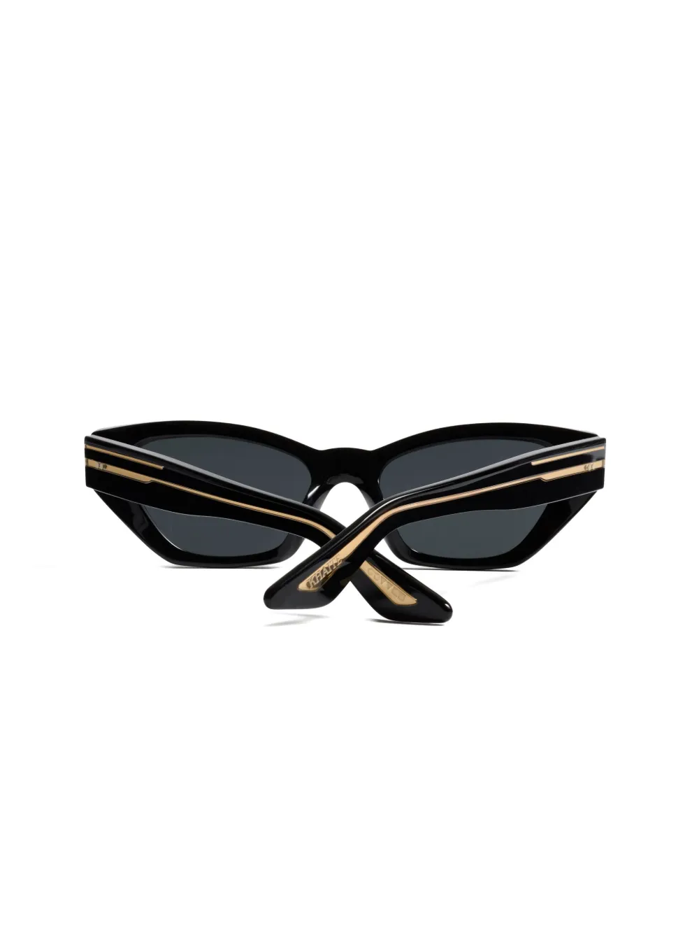 Khaite X Oliver Peoples 1966c Cat-eye Acetate Sunglasses In Black