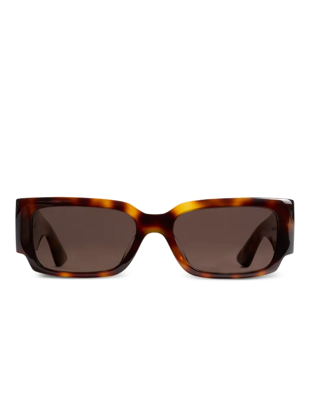 KHAITE x Oliver Peoples Occhiali da sole rettangolari - Marrone