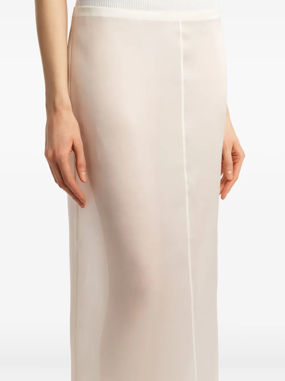 KHAITE Rok met split Wit