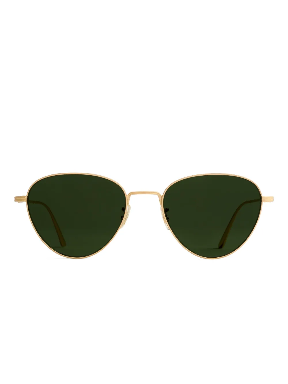 KHAITE x Oliver Peoples oval-frame sunglasses | Gold | Image 1