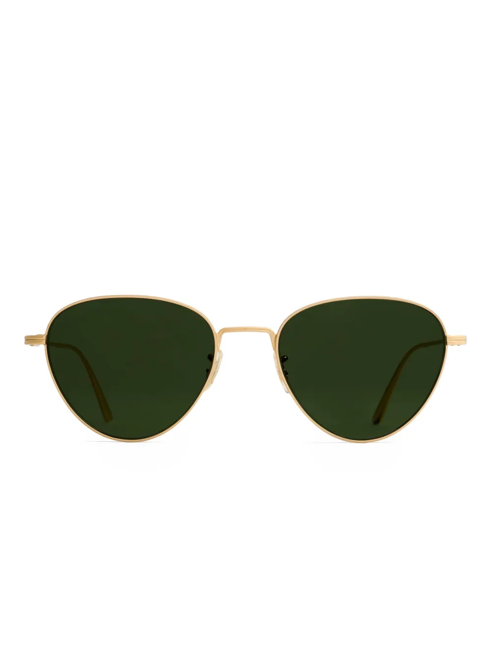 KHAITE x Oliver Peoples Occhiali da sole ovali - Oro