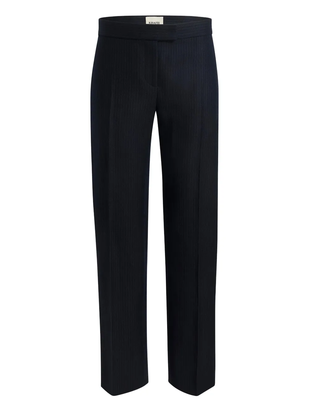KHAITE Callen pinstripe trousers | Blue | Image 1