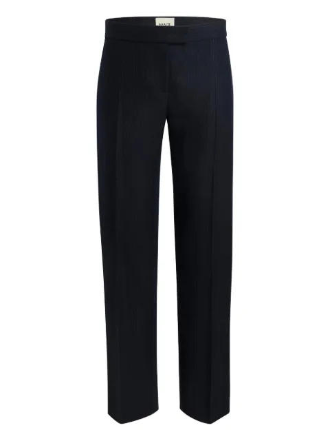 KHAITE Callen pinstripe trousers