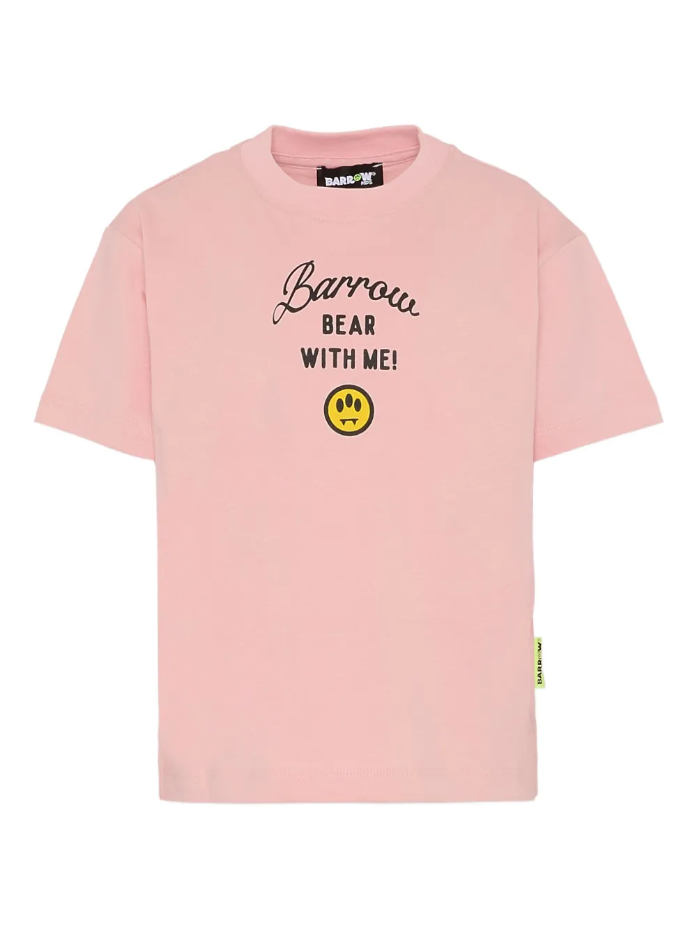 Barrow kids bear-motif T-shirt | Pink | Image 1