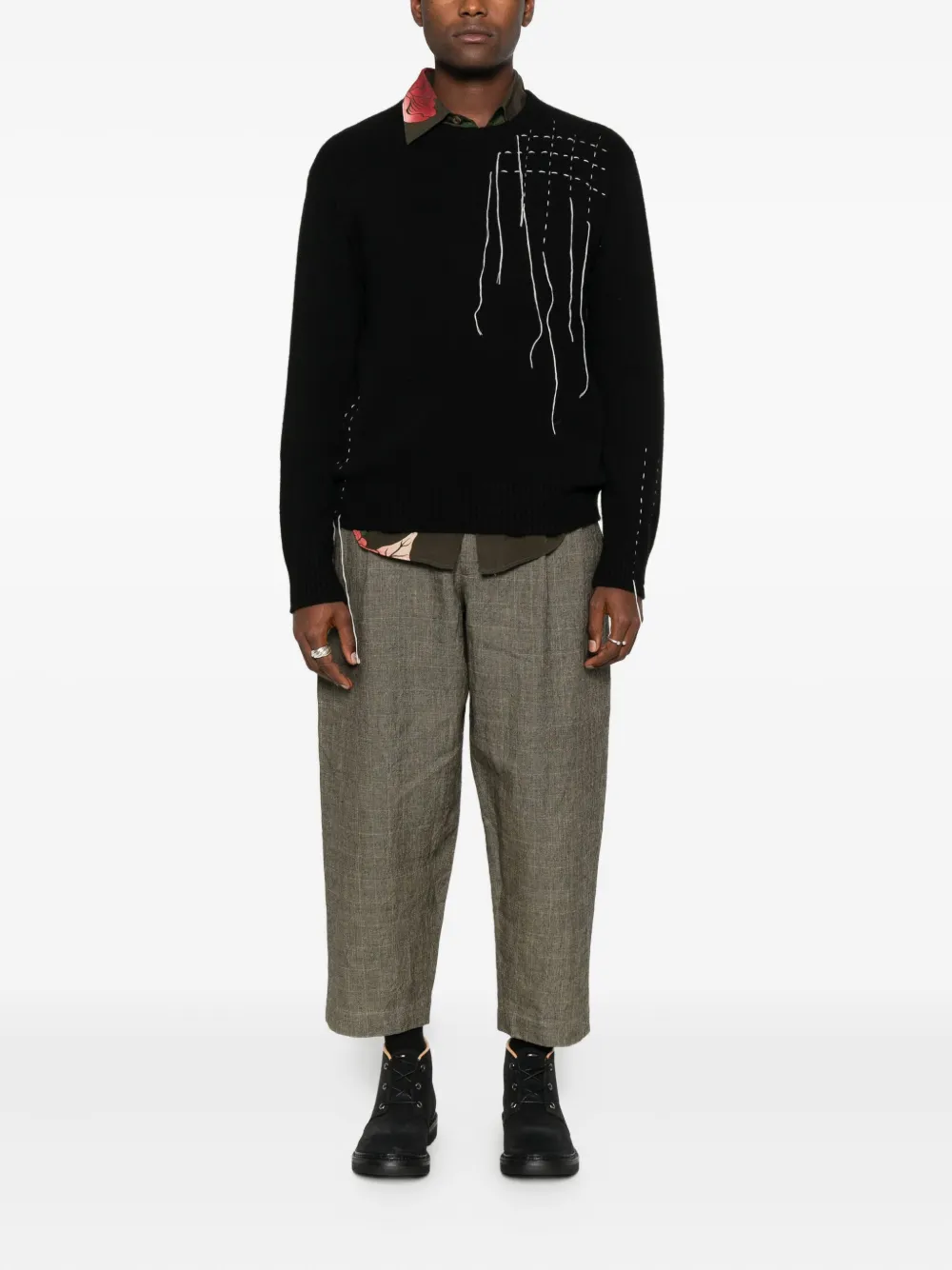 A Tentative Atelier stitch-detail sweater | Knitted Sweaters | Image 2