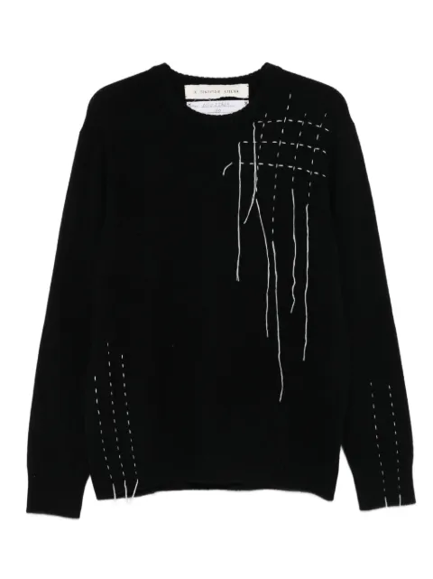 A Tentative Atelier stitch-detail sweater