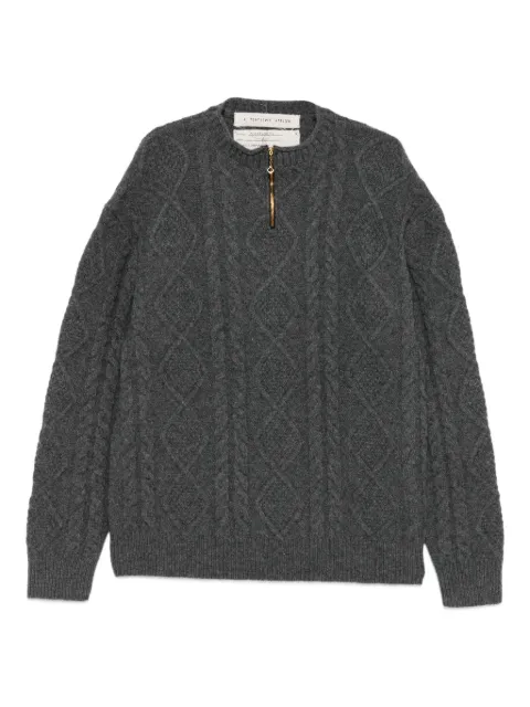 A Tentative Atelier cable knit sweater