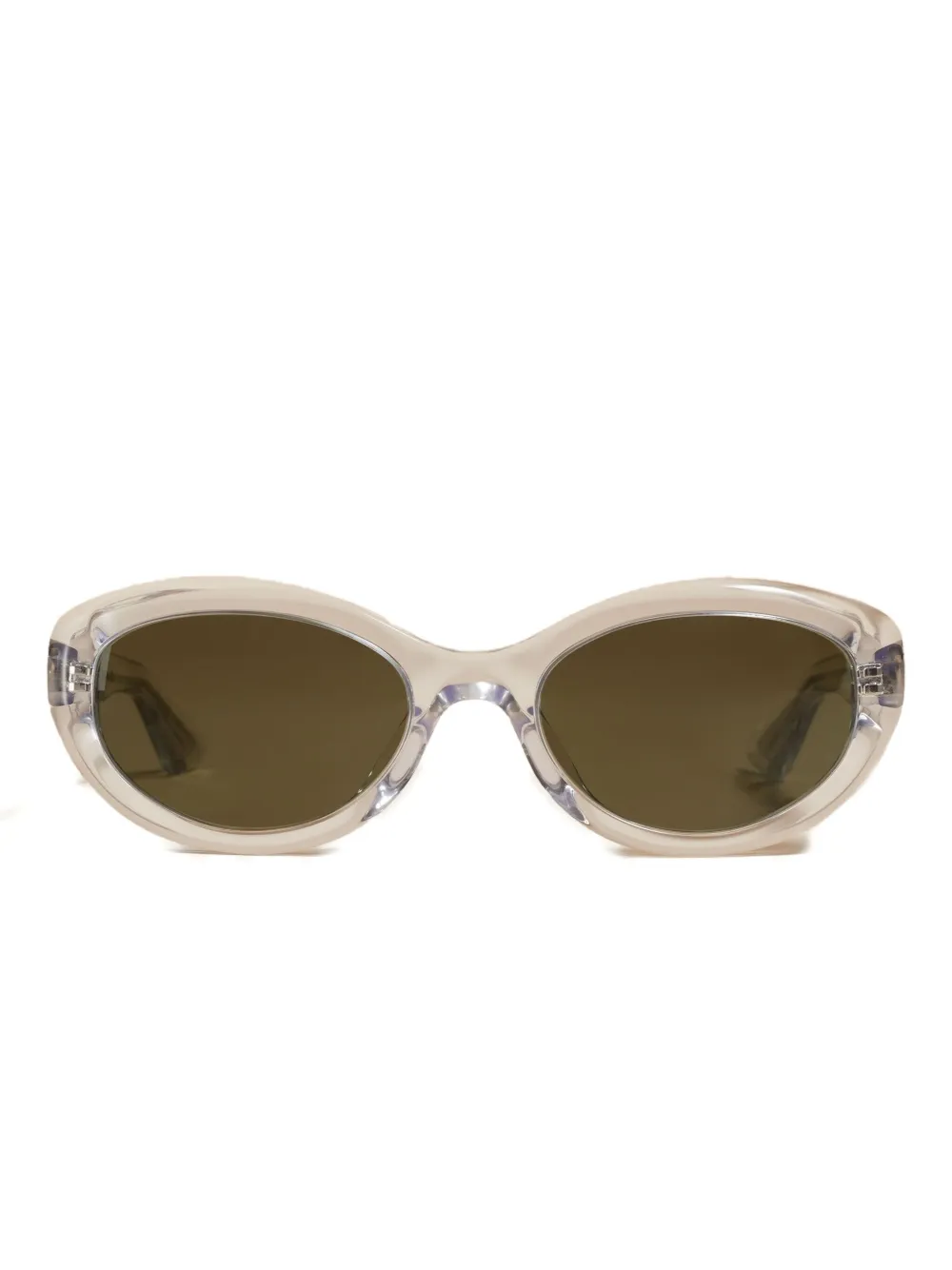 KHAITE x Oliver Peoples round sunglasses | White | Image 1