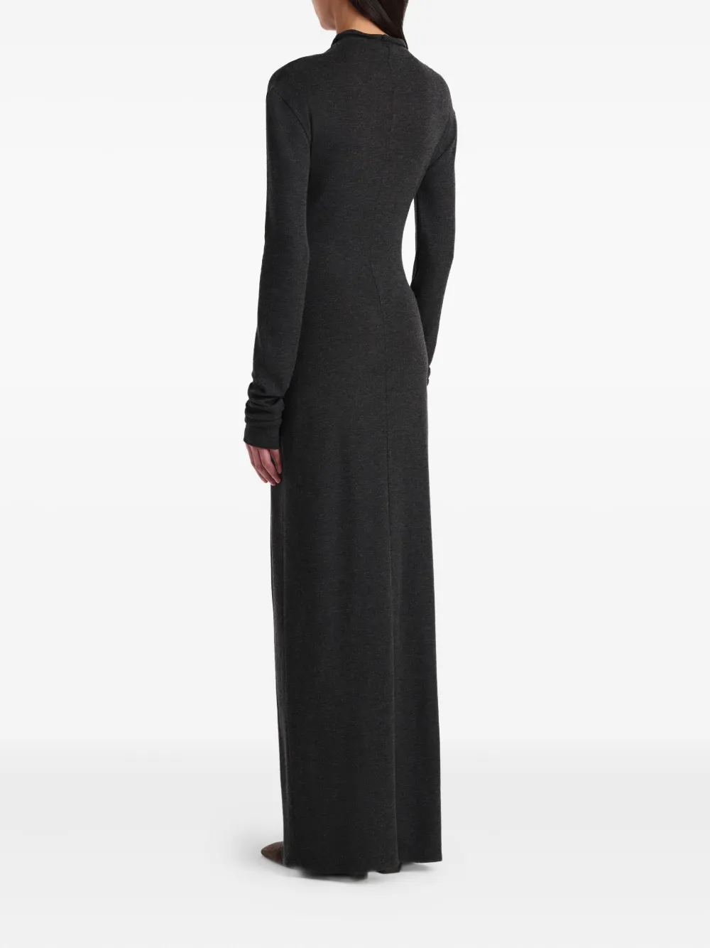 KHAITE Jurk met col Grijs