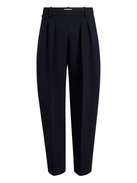 KHAITE button-detail pleated trousers