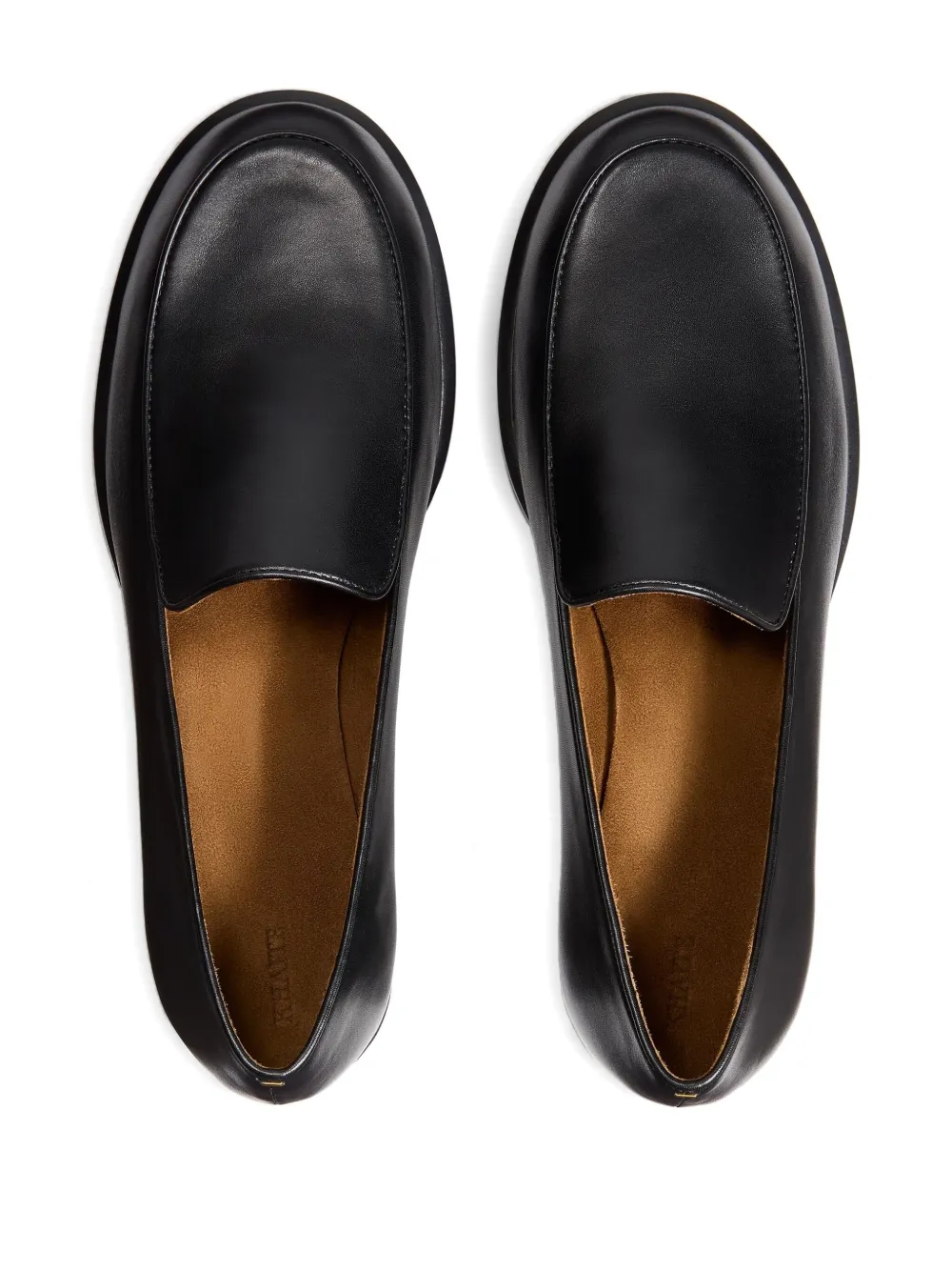 KHAITE Miles loafers Zwart