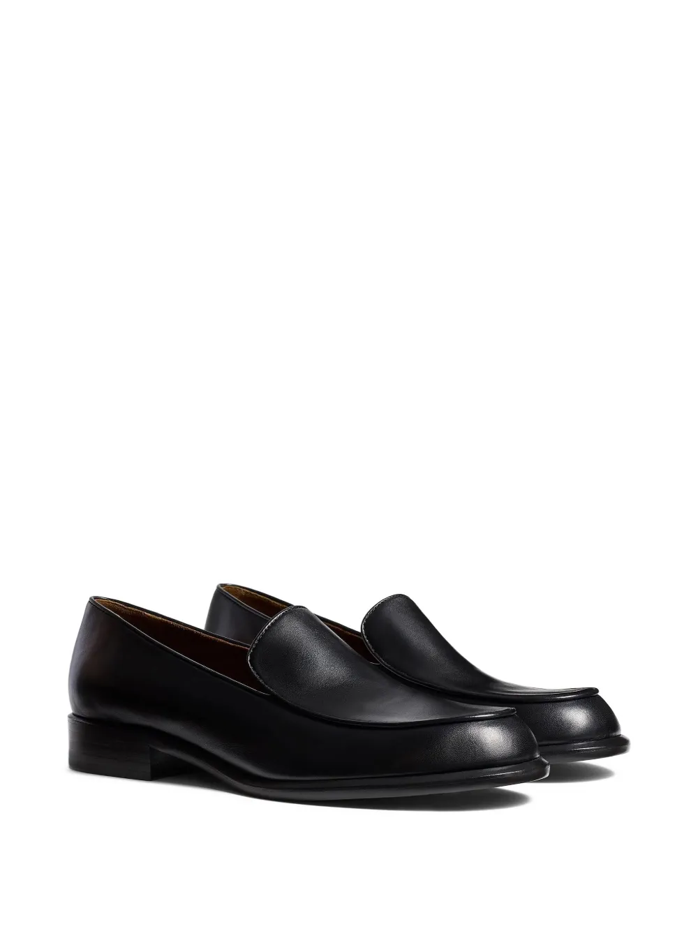 KHAITE Miles loafers - Zwart