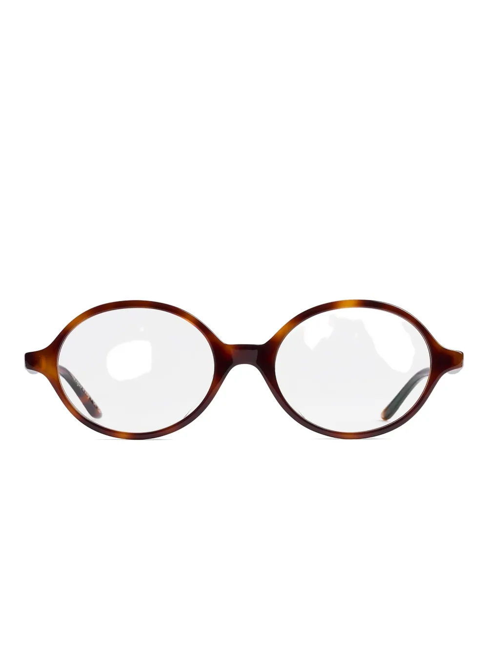 Khaite Oval-frame Glasses In Brown