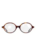 KHAITE oval-frame glasses - Brown