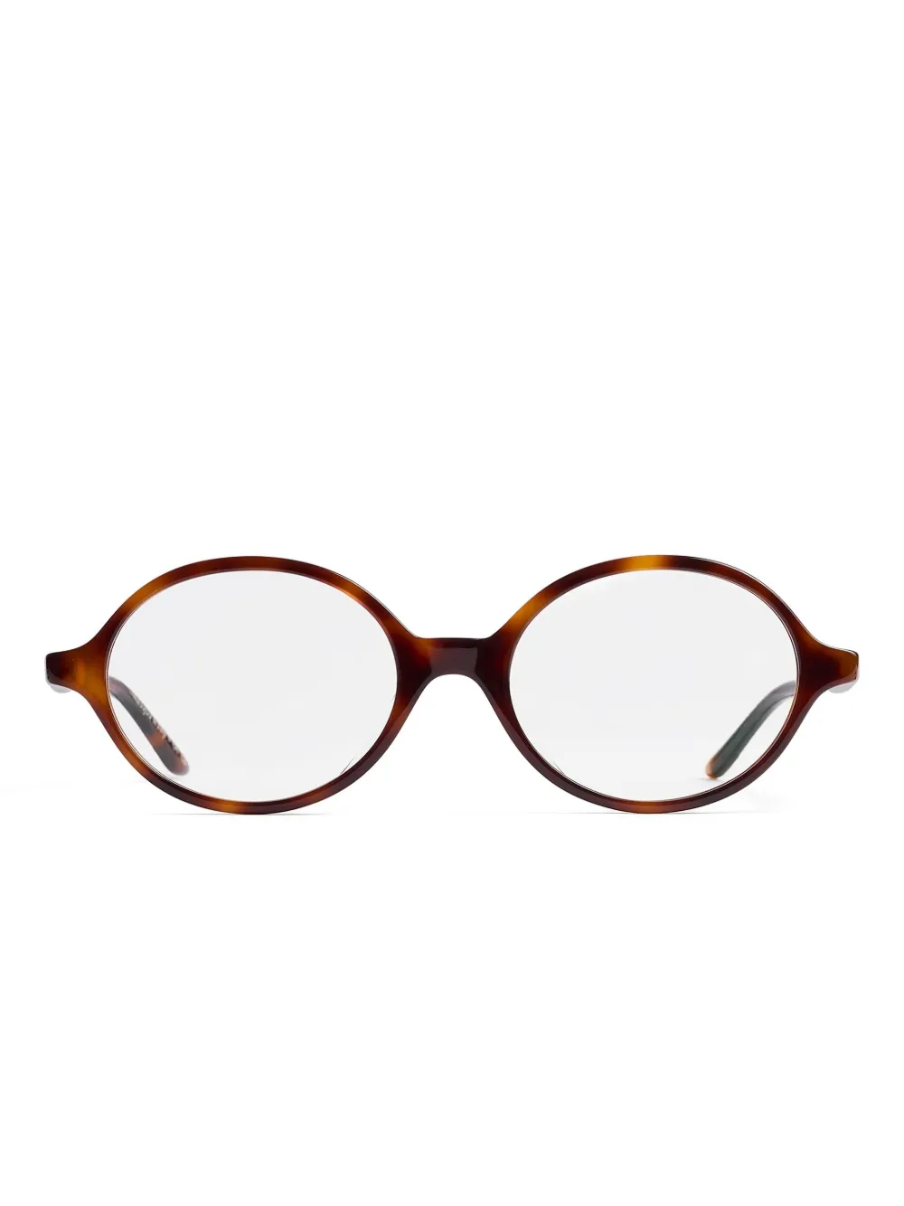 KHAITE oval-frame glasses | Brown | Image 1