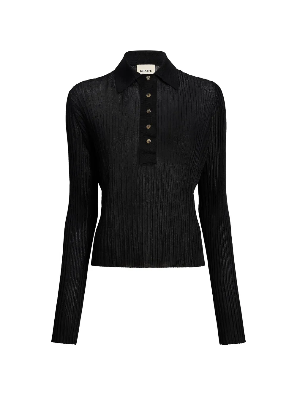 KHAITE Polotop met lange mouwen Zwart