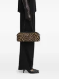 KHAITE Simona animal-print zip shoulder bag - Brown