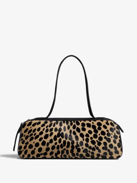 KHAITE Simona animal-print zip shoulder bag