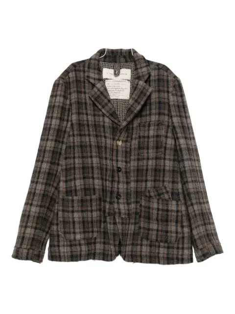 A Tentative Atelier plaid shirt jacket