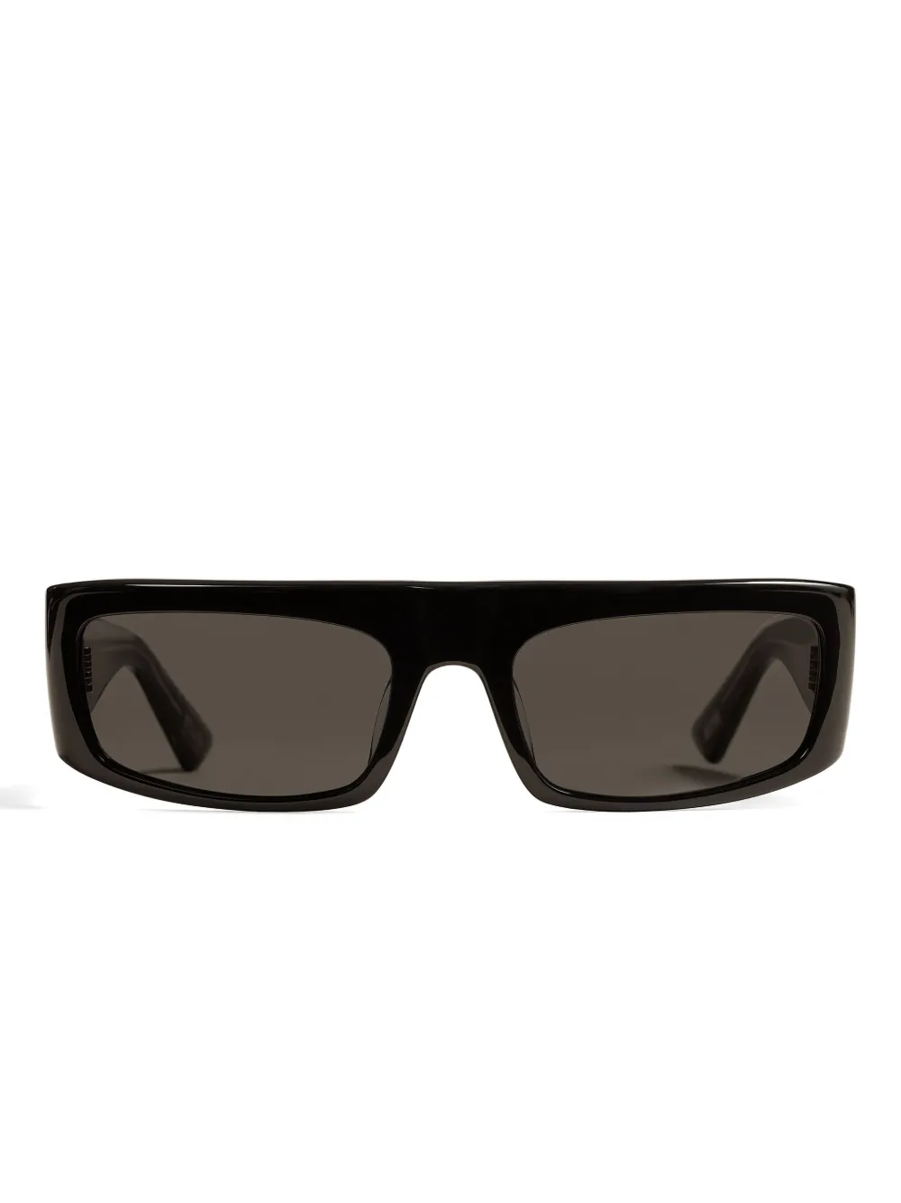 KHAITE rectangle-frame sunglasses | Black | Image 1
