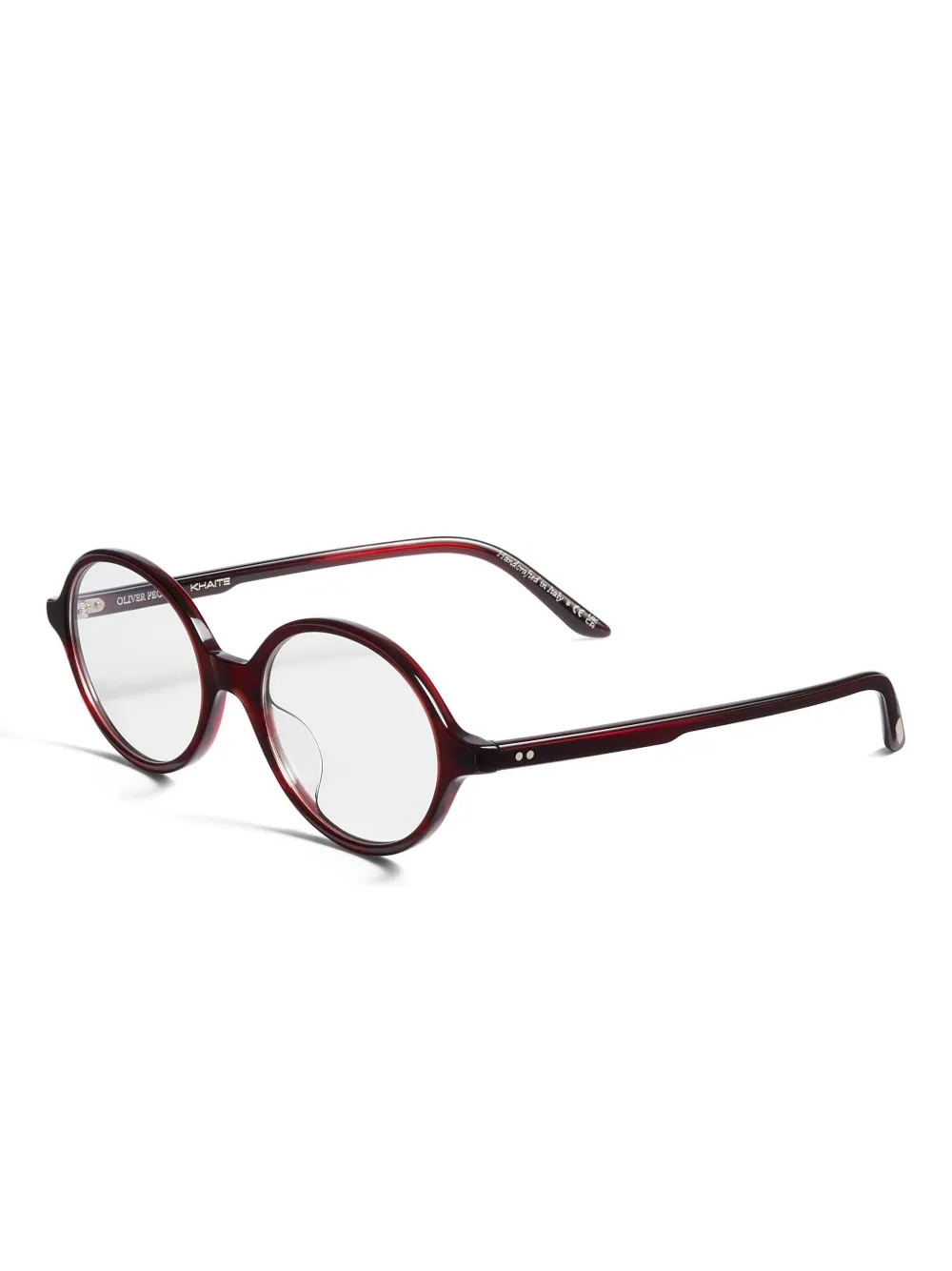 Khaite Round-frame Glasses In Red