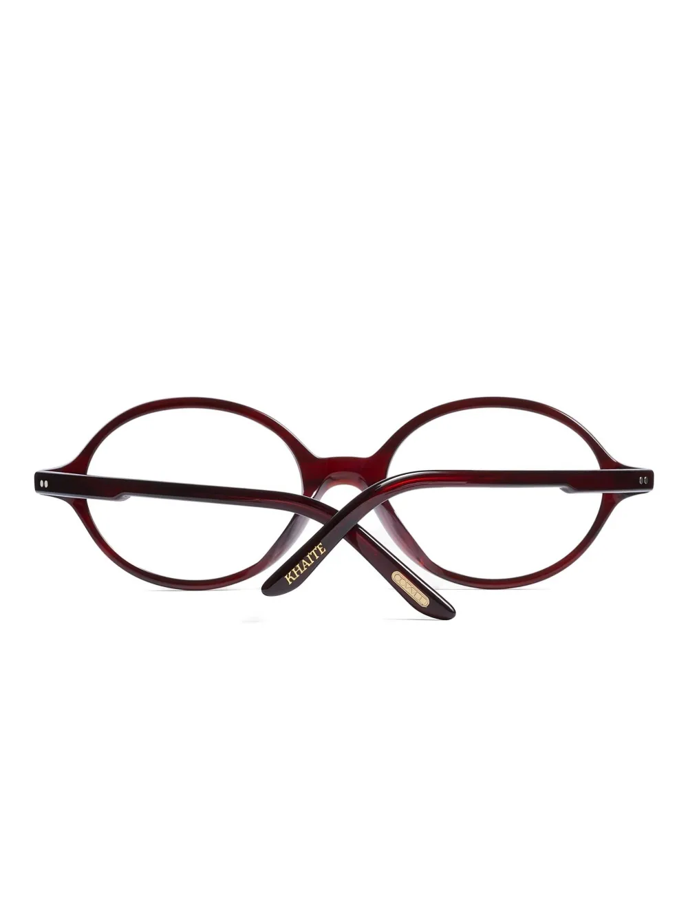 Khaite Round-frame Glasses In Red