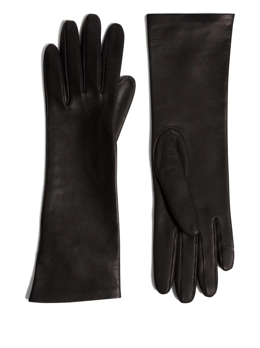 KHAITE Remo leather gloves | Black | Image 1