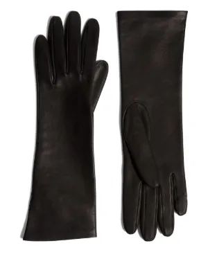 極美品　マルジェラ　ラムレザー グローブ　手袋 黒 Maison Margiela レザーグローブ | ブラック | FARFETCH JP