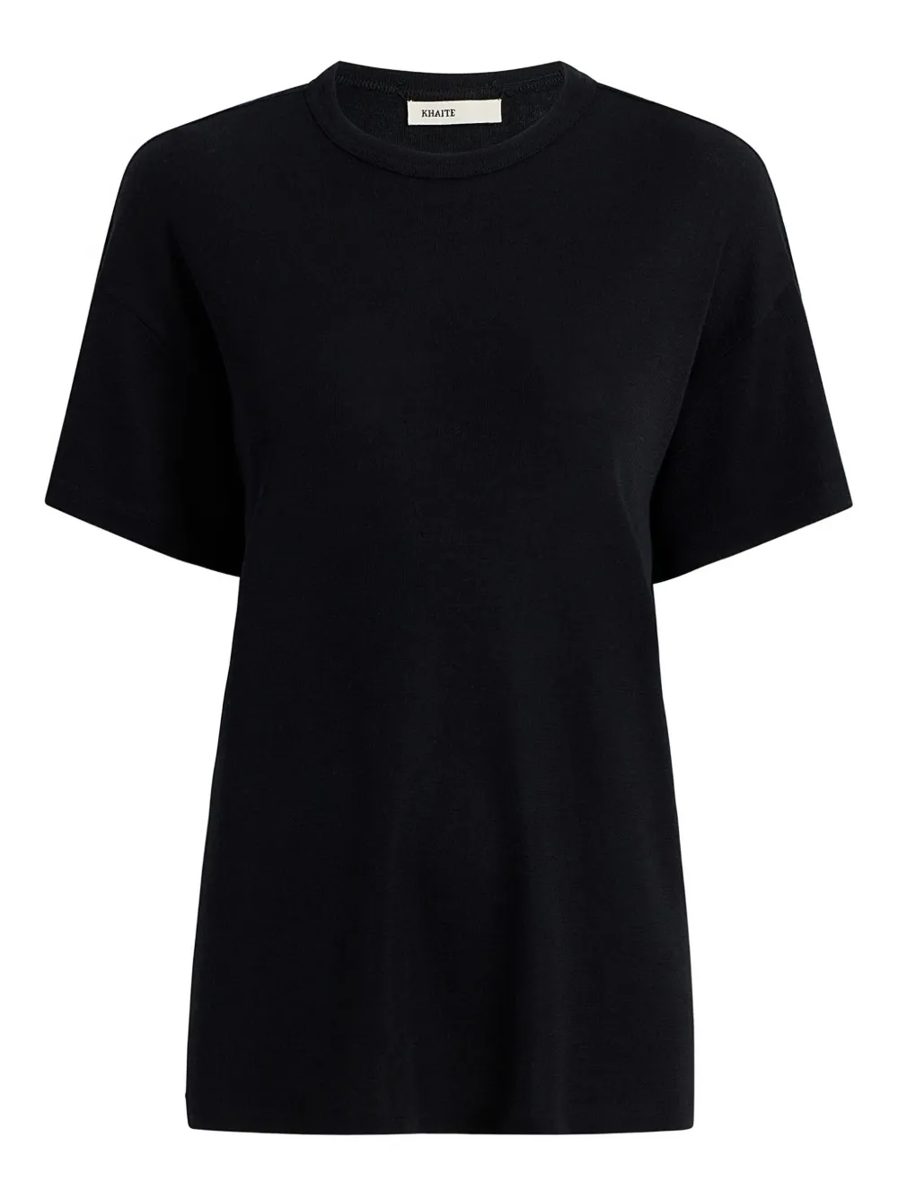 Khaite Cashmere T-shirt In Black