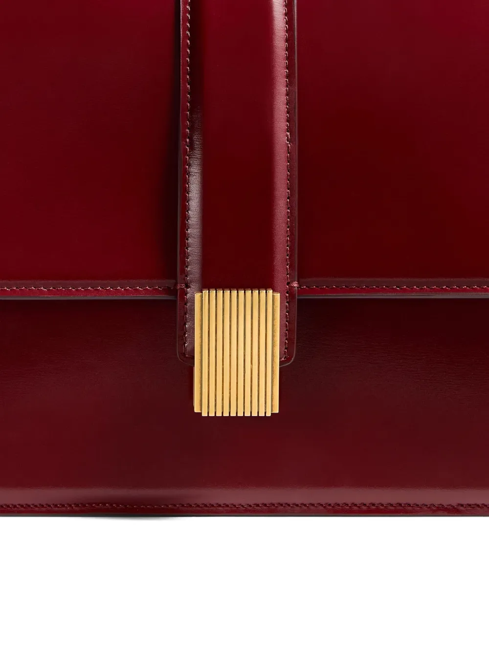 Khaite Leather Crossbody Bag In Red